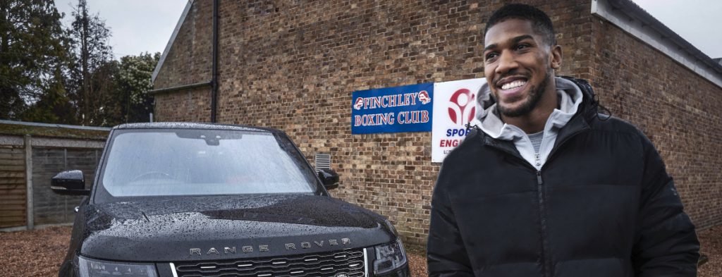 World heavyweight champion Anthony Joshua gets fight-ready with bespoke RANGE ROVER SV-AUTOBIOGRAPHY