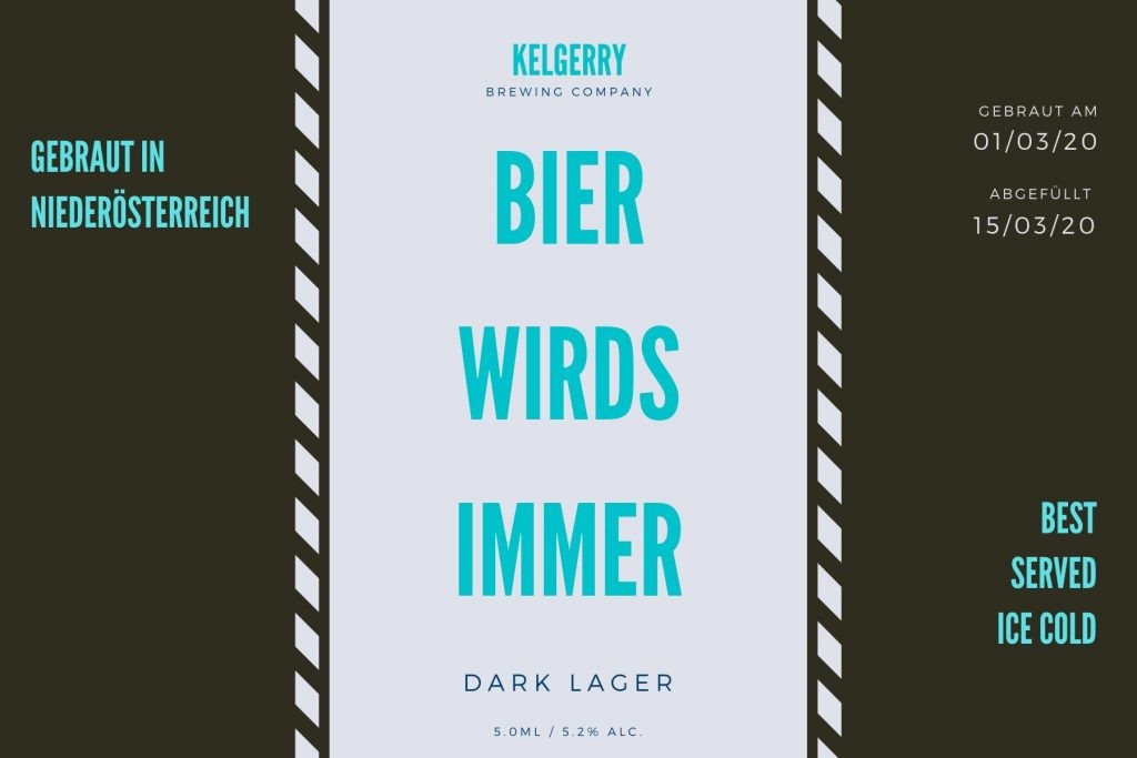 Bier wirds immer! (Dark Ale)