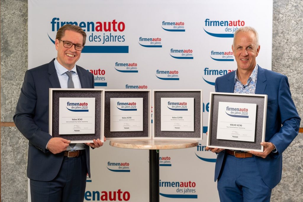Firmenauto des Jahres 2020“: Volvo feiert Vierfach-Triumph