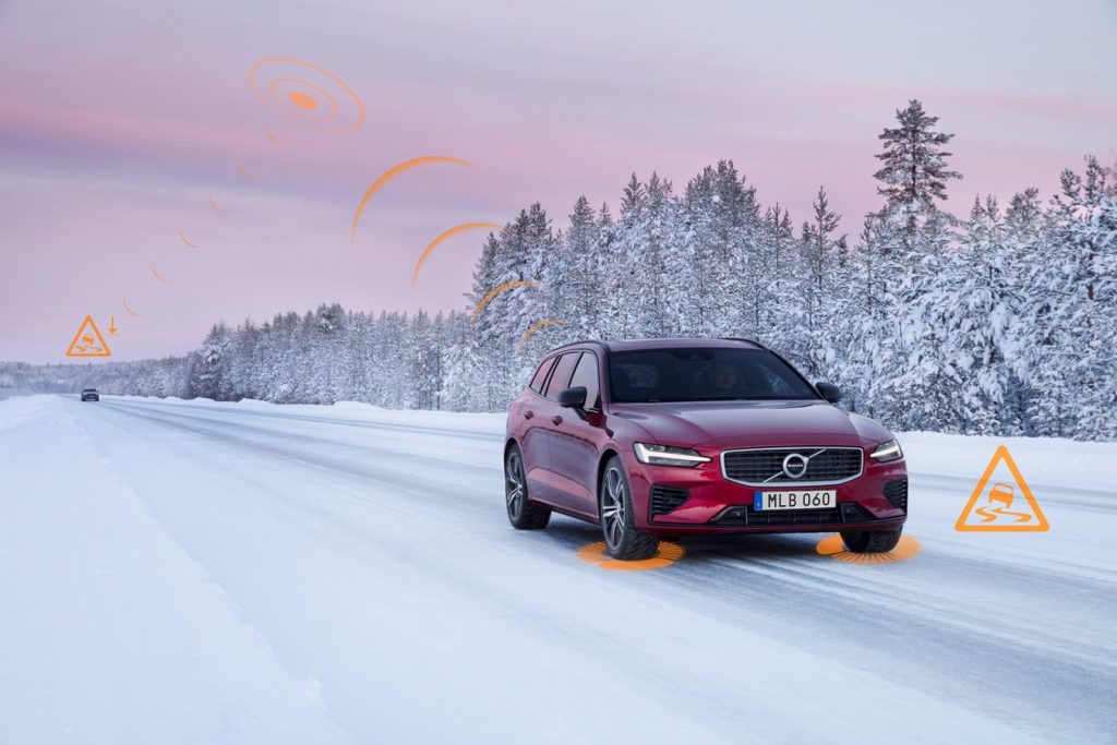 Volvo Cars helps warn U.S. drivers and municipalities of slippery roads and hazards