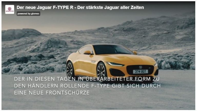 Der neue Jaguar F-TYPE R – Der stärkste Jaguar aller Zeiten