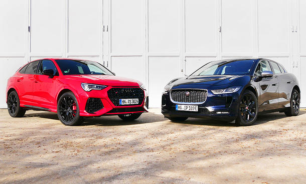 SUV-Sportler RS Q3 und i-Pace im Duell SUV-Sportler RS Q3 und i-Pace im Duell