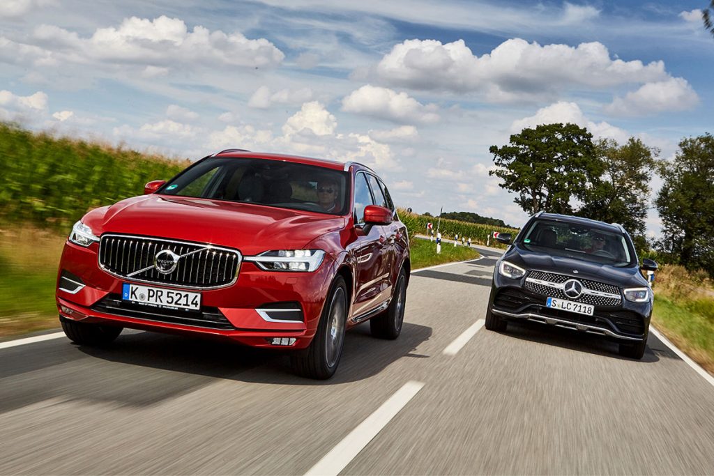 Volvo XC60 fordert Mercedes GLC heraus