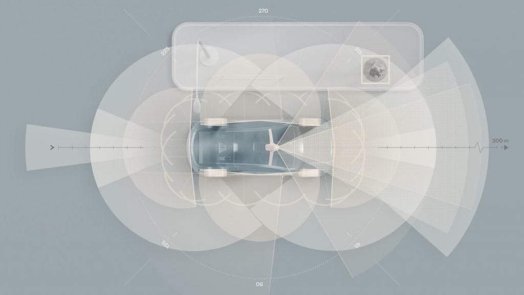 Kommende Generation vollelektrischer Volvo Modelle serienmäßig mit LiDAR-Technik und künstlicher Intelligenz