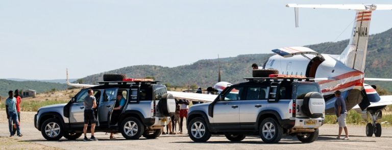 LAND ROVER EXPERIENCE UND NAMIBIA TOURISM BOARD ORGANISIEREN HILFEN FÜR NAMIBIA