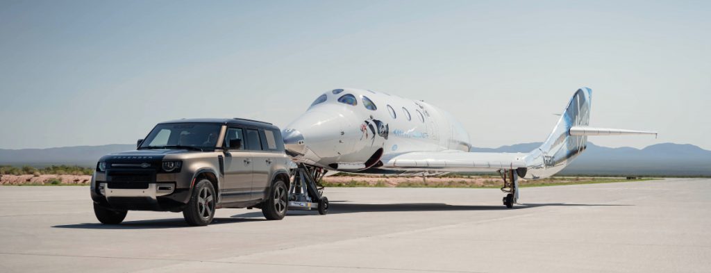 „MISSION POSSIBLE“: LAND ROVER UNTERSTÜTZT DEN ERSTEN KOMPLETT BEMANNTEN WELTRAUMFLUG VON VIRGIN GALACTIC