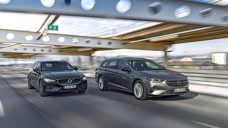 OPEL INSIGNIA SPORTS TOURER & VOLVO V60 IM TEST