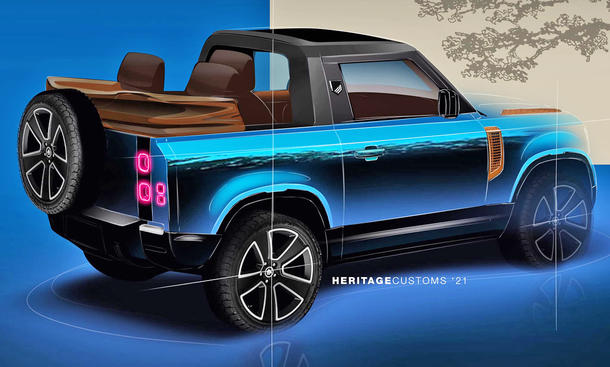 Der neue Defender als Cabrio?