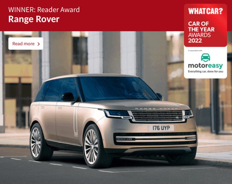 WINNER: Reader Award Range Rover