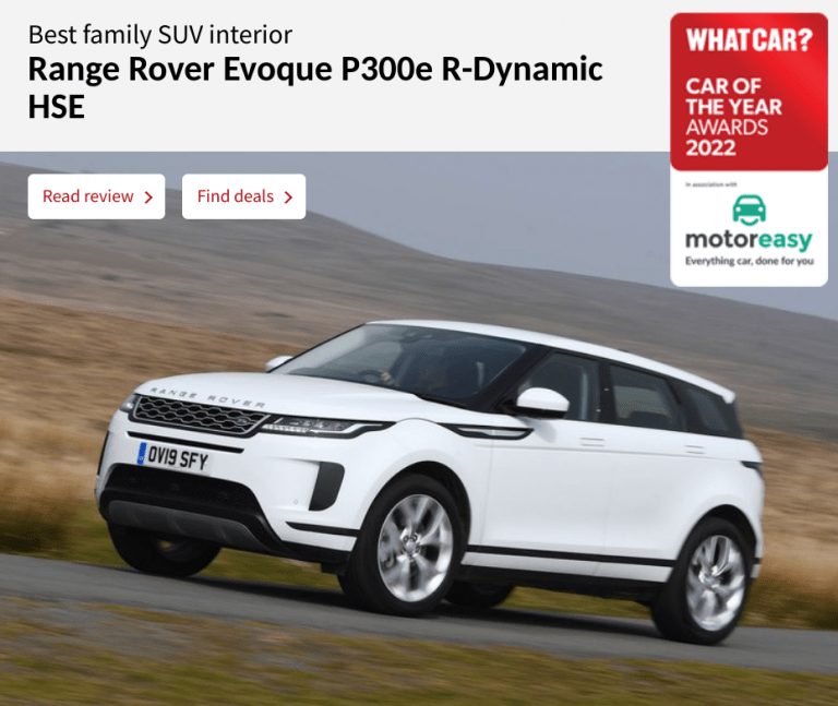 Car of the Year Awards 2022: Best family SUV interior