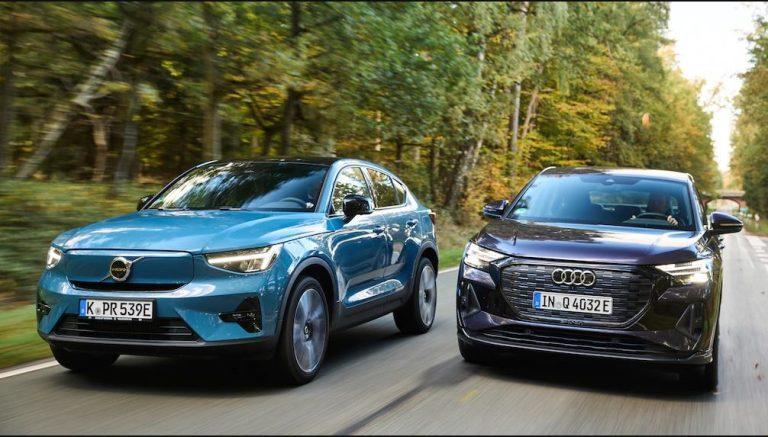 Audi Q4 e-tron, Volvo C40: Elektro-SUV, Test, Motor, Preis, Reichweite