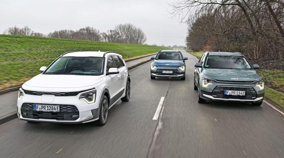 Mit Stecker wird es günstig: drei Kia Niro im Antriebsvergleich