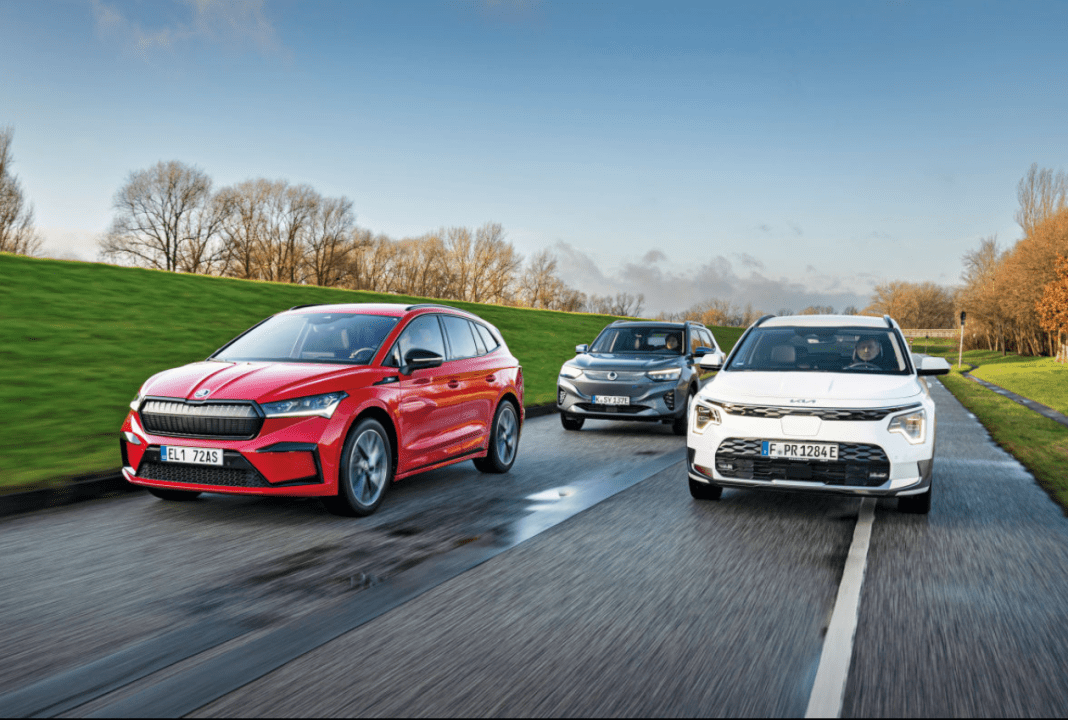 Kia Niro EV, SsangYong Korando, Skoda Enyaq: Test, Elektro, SUV, Akku, Preis Kia Niro EV, SsangYong Korando, Skoda Enyaq: Test, Elektro, SUV, Akku, Preis