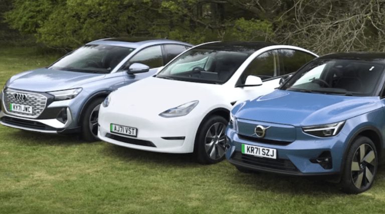 Tesla gegen Volvo und Audi: