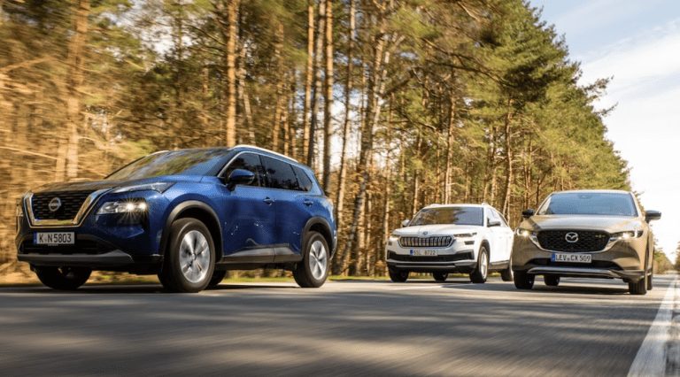 Mazda CX-5, Nissan X-Trail, Skoda Kodiaq: