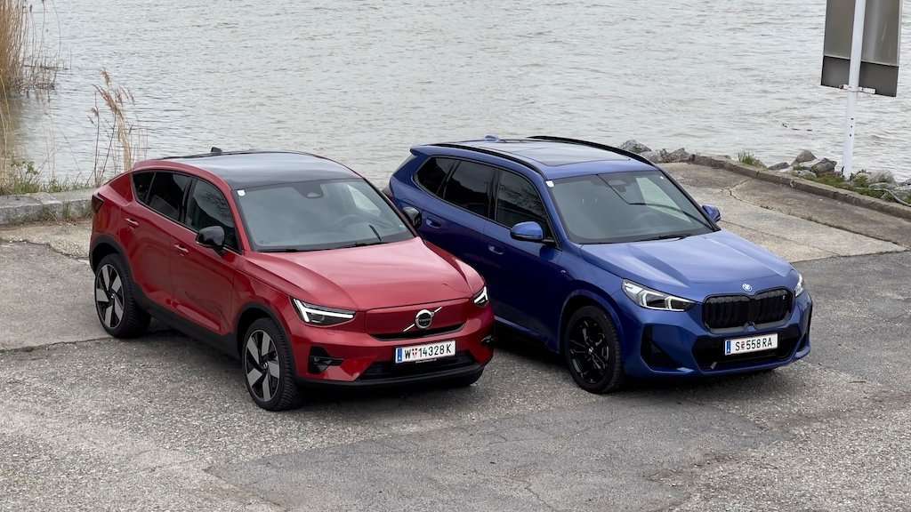 Vergleichstest: BMW iX1 gegen Volvo C40 Recharge | Juerguar