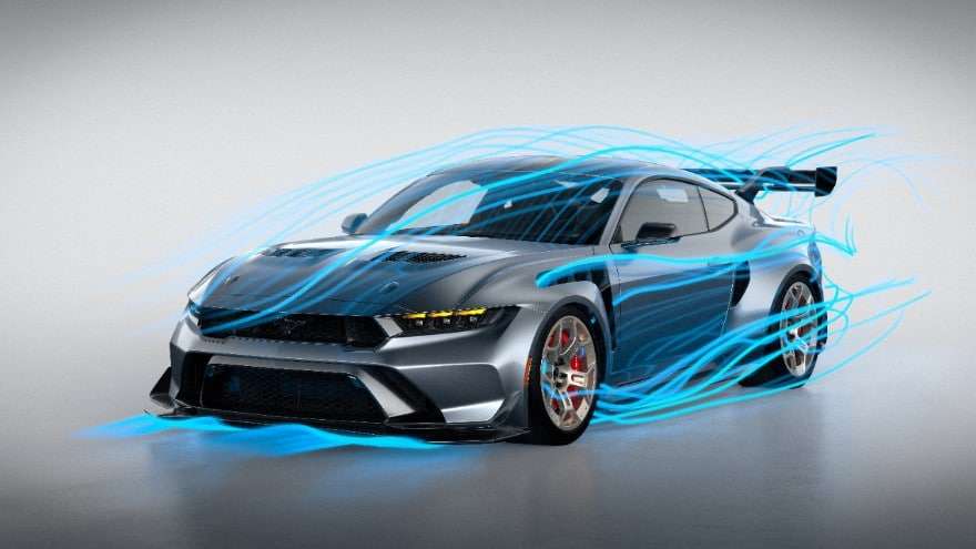 AKTIVE AERODYNAMIK DES FORD MUSTANG GTD