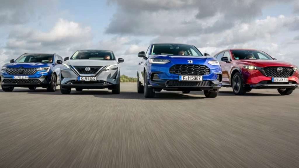 Hybrid-SUV im Test: Mazda CX-5, Honda ZR-V, Renault Austral, Nissan Qashqai