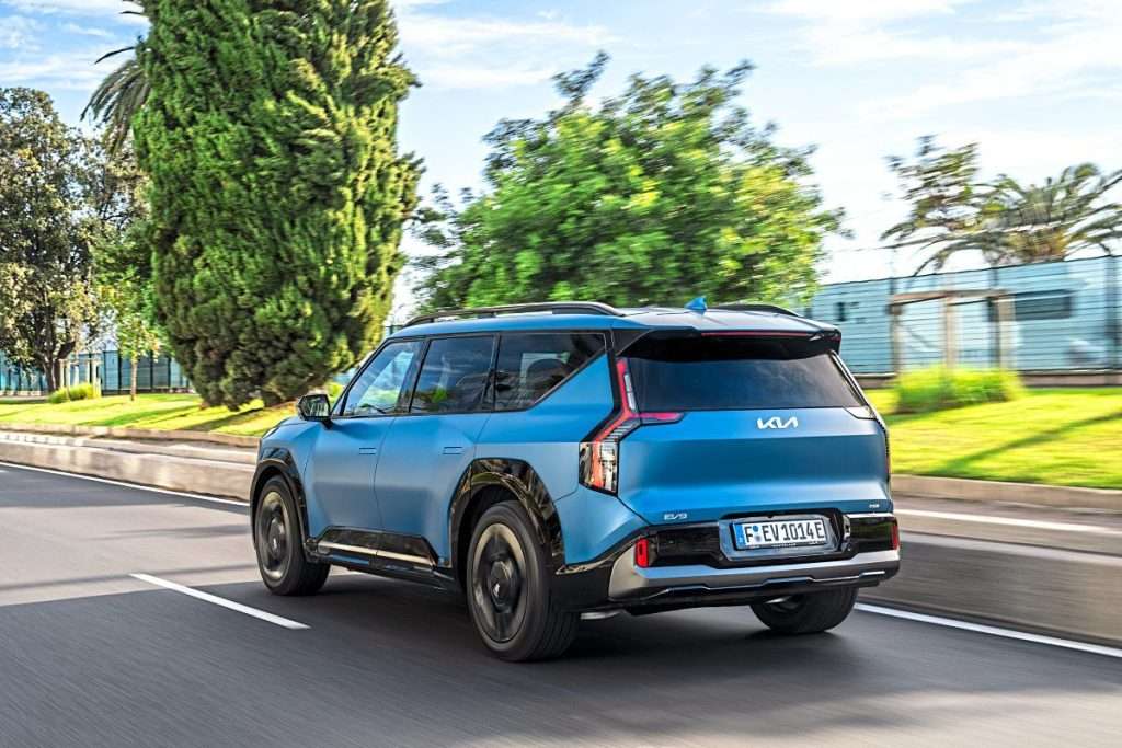 Kia EV9 oder: Schuhgröße Fünfmetereins