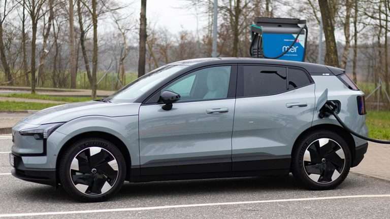Ladekurve – Volvo EX30 mit 69 kWh (10 auf 80 Prozent)