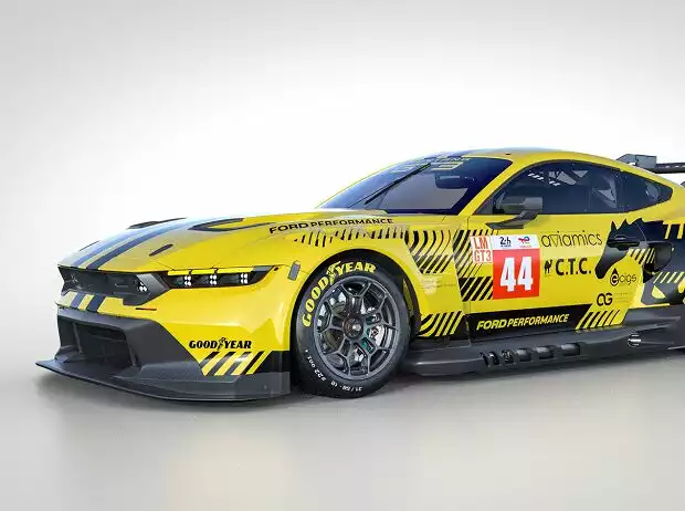 24h Le Mans 2024: Ford präsentiert Lackierung für den dritten Mustang GT3 24h Le Mans 2024: Ford präsentiert Lackierung für den dritten Mustang GT3