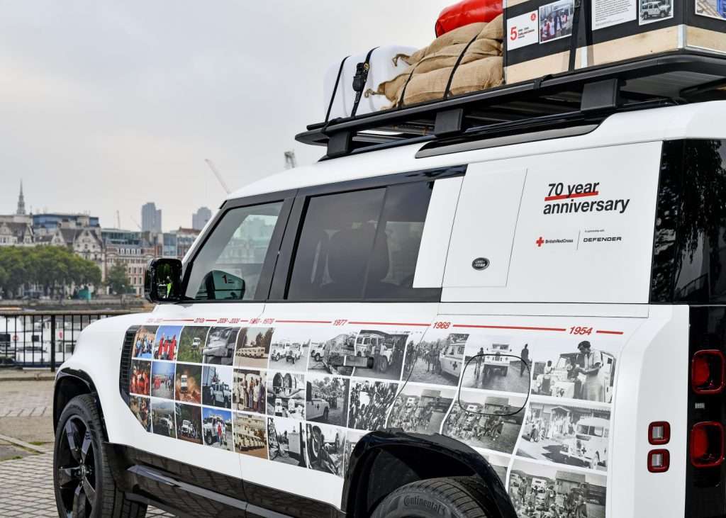 THE BRITISH RED CROSS AND DEFENDER MOBILE MUSEUM CELEBRATE 70 YEARS OF PARTNERSHIP