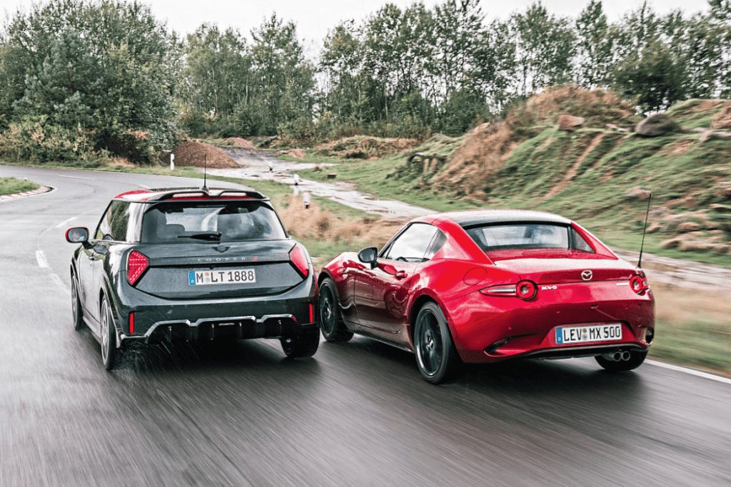 Mazda MX-5 RF Skyactiv-G, 184 Mini Cooper S: Test