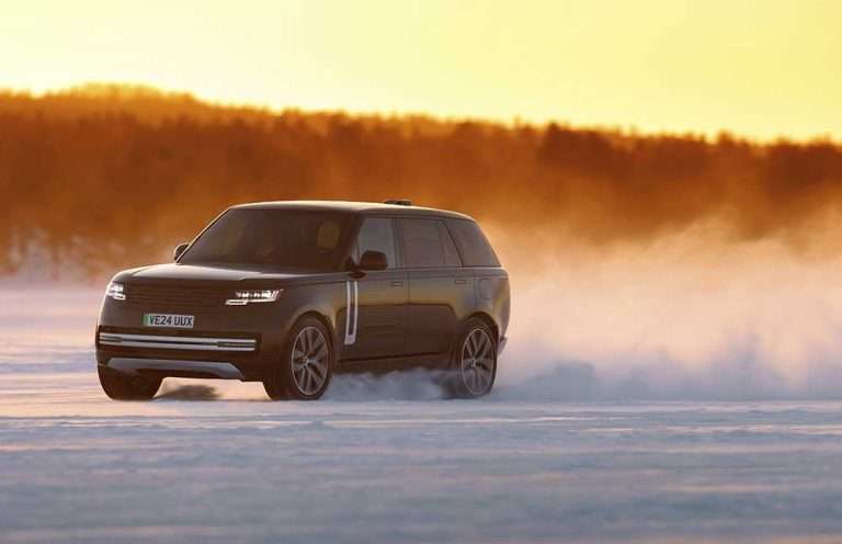 Eisprobe bestanden: Range Rover Electric trotzt arktischer Kälte
