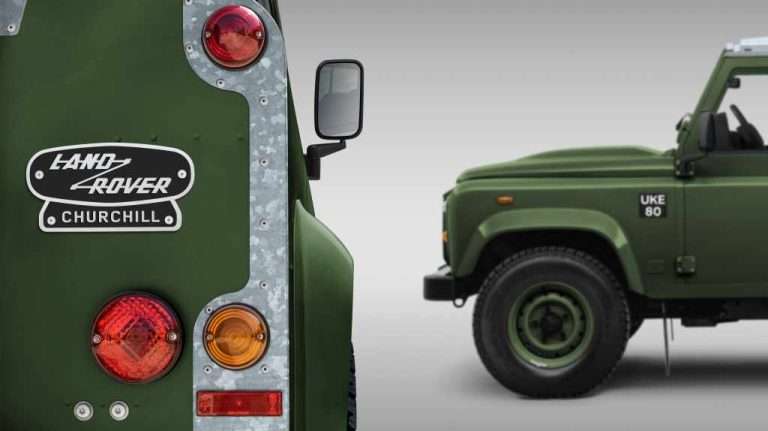 LIMITIERTE EDITION CLASSIC DEFENDER V8: INSPIRIERT VON WINSTON CHURCHILL’S LAND ROVER