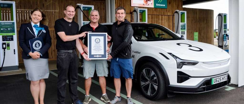 Polestar 3 stellt Guinness-Weltrekord für längste gefahrene Strecke auf