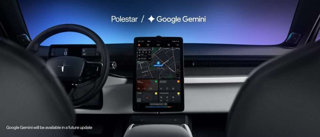 Polestar wird Google Gemini in allen Modellen einführen