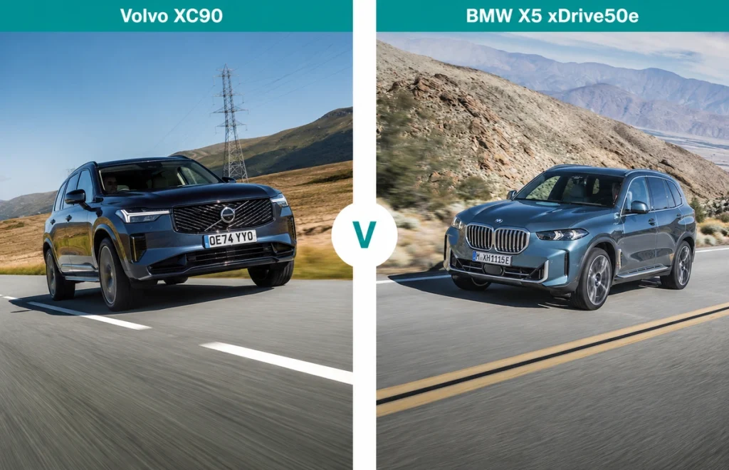Volvo XC90 Recharge gegen BMW X5 xDrive50e im Plug-in-Hybrid-Vergleich: