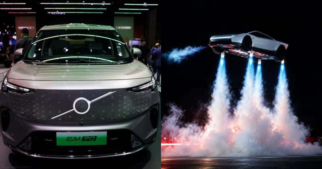 Teslas Vision eines fliegenden Autos im Vergleich zur autonomen Zukunft von NVIDIA und Volvo