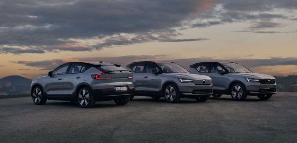 Volvo XC40, EX40 und EC40: Mehr Technik zum neuen Modelljahr